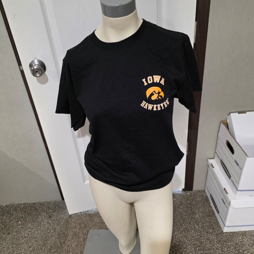 Iowa hawkeys tailgate crew black t-shirt